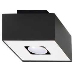 Sollux Lighting Mono lampada da soffitto 1x40 W bianco-nero SL.0070