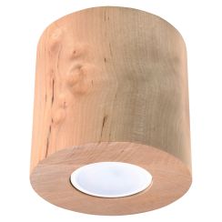 Sollux Lighting Orbis lampada da soffitto 1x40 W legno SL.0492