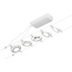 Paulmann Round Mac sistema di cavi 5x4.5 W bianco 94416