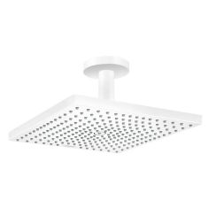 Hansgrohe Raindance soffione doccia con braccio 30x30 cm quadrata bianco 26250700