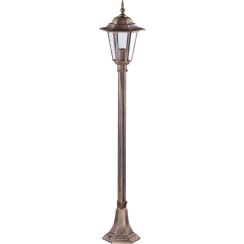 Kaja Standard lampada da terra per esterni 1x60 W nero-oro K-6009BCZARNY/ZŁOTY
