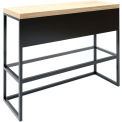 Baltica Design Trine consolle 60x40x75 cm nero-rovere 5904107906317