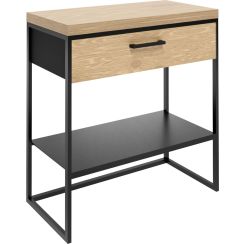 Baltica Design Elin armadietto 75x43x75 cm sottolavabo a terra nero-rovere 5904107906492