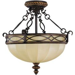 Elstead Lighting Drawing Room lampada sospesa 2x100 W marrone-beige FE-DRAWING-ROOM-SFC
