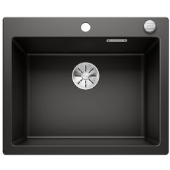 Blanco Pleon 6 lavello in granito 61.5x51 cm nero 525954