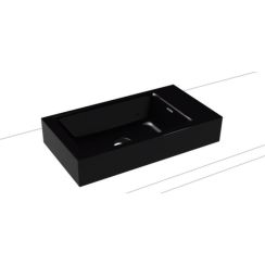 Kaldewei Puro lavabo 55x30 cm rettangolare da appoggio nero 906906013701