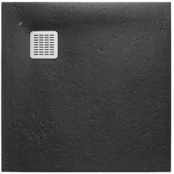 Roca Terran piatto doccia quadrato 90x90 cm nero AP10338438401400