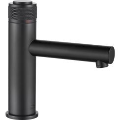 Laveo Volumo rubinetto per lavabo verticale nero BAV722D