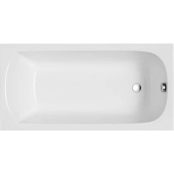 Polimat Classic vasca da bagno rettangolare 130x70 cm bianco 00134