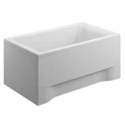 Polimat Capri vasca da bagno rettangolare 100x70 cm bianco 00846