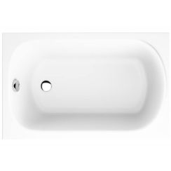 Polimat Mini vasca da bagno rettangolare 110x70 cm bianco 00545