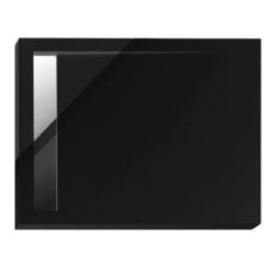 Polimat West New piatto doccia rettangolare 110x90 cm nero 00347