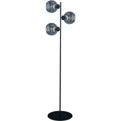 Kaja Aldar lampada da terra 3x60 W nero-grafite K-4854