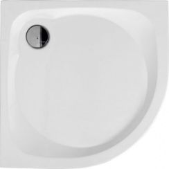 Polimat Nowy Styl piatto doccia semicircolare 100x100 cm bianco 00629