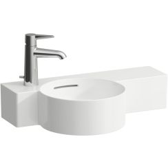 Laufen Val lavabo 55x31.5 cm semicircolare a parete bianco H8152830001091