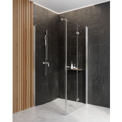 Set porta doccia Deante Kerria Plus KTSX041P, parete doccia walk-in Deante Kerria Plus KTS_039P