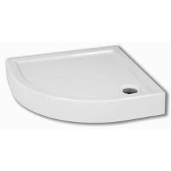 Novellini City piatto doccia semicircolare 90x90 cm bianco VRQ9014-30