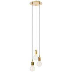 Markslöjd Bronx lampada sospesa 3x60 W marrone 108099