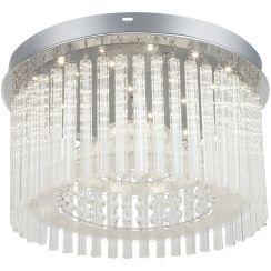 Rabalux Danielle lampada da soffitto 1x18 W cromo-trasparente 2449