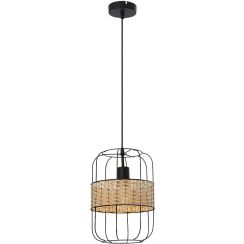 Rabalux Indiana lampada sospesa 1x40 W nero 5283
