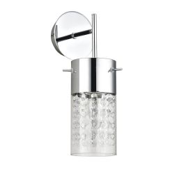 Rabalux Waterfall lampada da parete 1x40 W cromo-trasparente 6449