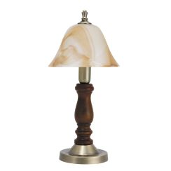 Rabalux Rustic 3 lampada da tavolo 1x40 W ottone-marrone 7092