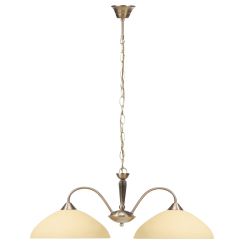 Rabalux Regina lampada sospesa 2x60 W ottone-crema 8177