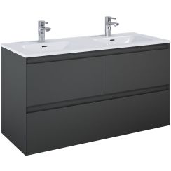 Elita Split armadietto 120x45.8x63.5 cm sottolavabo sospeso antracite 168182