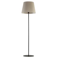 TK Lighting Chicago lampada da terra 1x15 W nero-grigio 5151