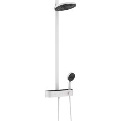 Hansgrohe Pulsify set doccia a parete con termostato con soffione bianco 24241700