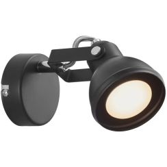 Nordlux Aslak lampada da parete 1x35 W nero 45721003