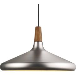 Nordlux Nori lampada sospesa 1x40 W nero-acciaio-marrone 2120823032