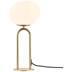 Nordlux Shapes lampada da tavolo 1x15 W bianco-ottone 2120055035