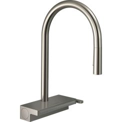 Hansgrohe Aquno Select M81 rubinetto da cucina verticale acciaio inossidabile 73831800