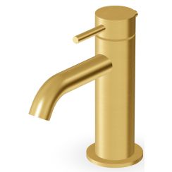 Zucchetti Helm rubinetto per lavabo verticale oro ZHE687.XP41