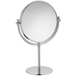 Kela Greta specchietto per trucco 19.5x35 cm rotonda cromo 20669