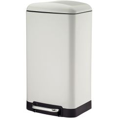 Kela Davino secchio della spazzatura 30 l bianco-nero 10905