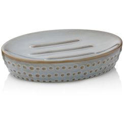 Kela Dots portasapone da appoggio grigio 23600