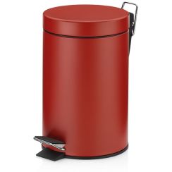 Kela Monaco secchio della spazzatura 3 l rosso 24289