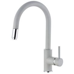 Alveus Delos rubinetto da cucina verticale grafite/grigio 1129019