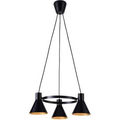 Candellux More lampada sospesa 3x40 W nero 33-71156