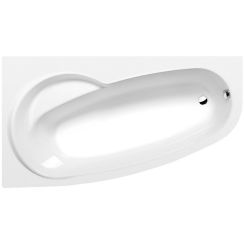 Polysan Naos vasca da bagno angolare 170x100 cm sinistra bianco 98111