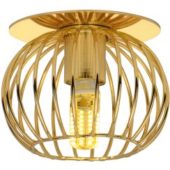 Candellux SK-93 lampada da incasso 1x40 W oro 2268750