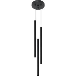 Sollux Lighting Pastelo lampada sospesa 3x40 W nero SL.0471
