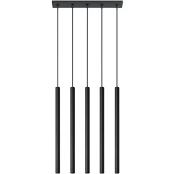 Sollux Lighting Pastelo lampada sospesa 5x40 W nero SL.0472