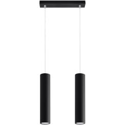 Sollux Lighting Lagos lampada sospesa 2x40 W nero SL.0328