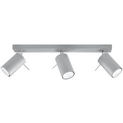Sollux Lighting Ring lampada da soffitto 3x40 W grigio SL.0451