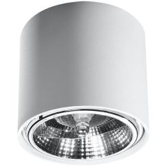 Sollux Lighting Tiube lampada da soffitto 1x40 W bianco SL.0695