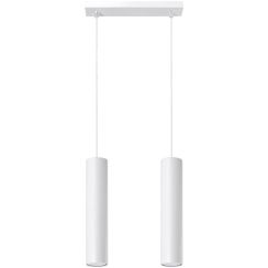 Sollux Lighting Lagos lampada sospesa 2x40 W bianco SL.0324