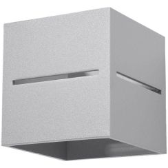 Sollux Lighting Lobo lampada da parete 1x40 W grigio SL.0205